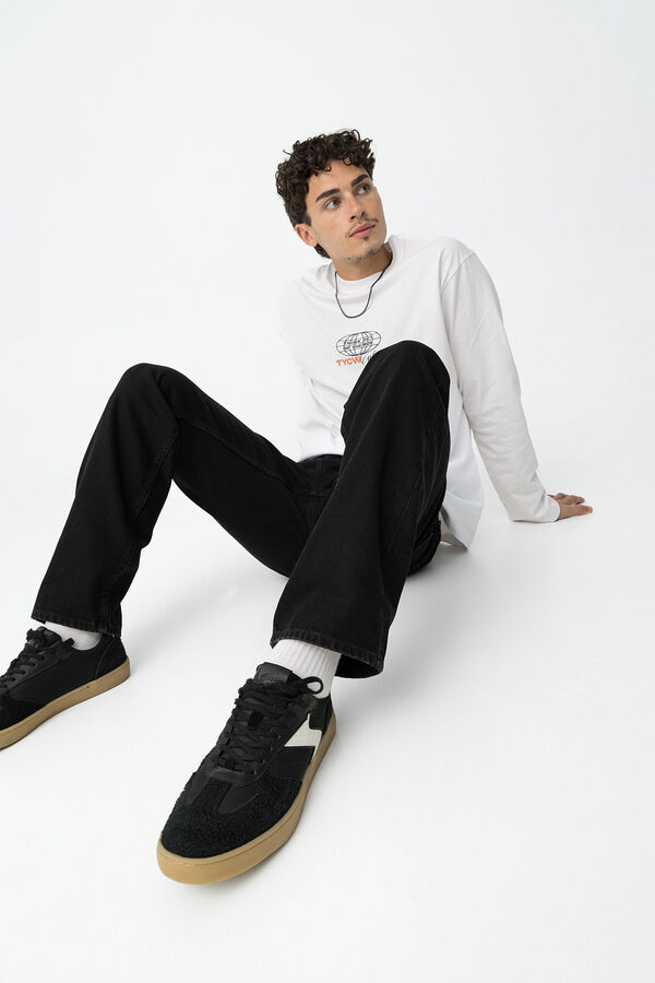 Tiffosi Young Jeans Relaxed Fit preto