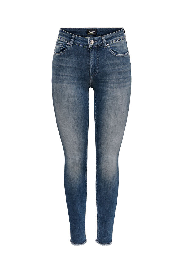 Springfield Jeans skinny y cintura media azul claro