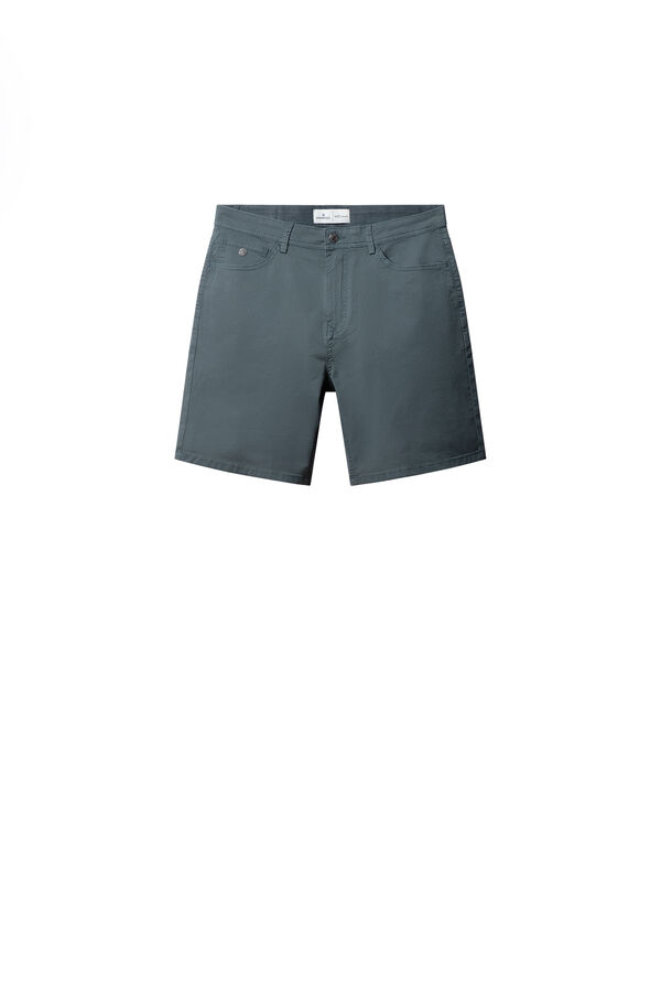 Springfield Bermudas leve 5 bolsos lavagem regular fit turquesa