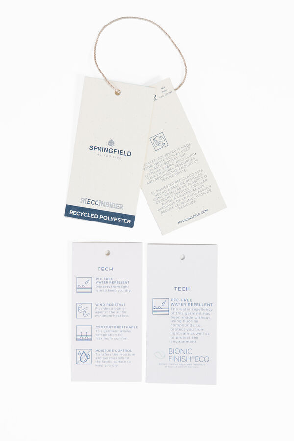 Springfield Parka técnica verde