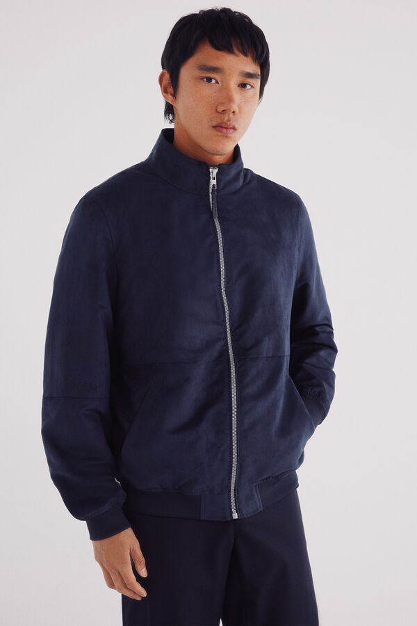 Springfield Cazadora efecto ante azul