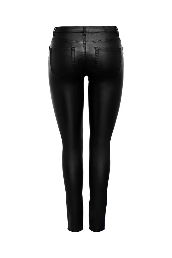 Springfield Calças skinny enceradas preto