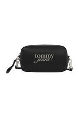 Tommy Jeans Mini neceser con logo met&aacute;lico negro
