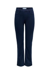 JDY Jeans retas de tecido elástico azul