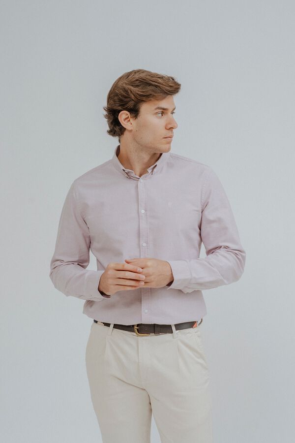 Celopman Camisa oxford rojo