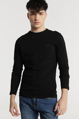 Lois Camiseta Manga Larga negro