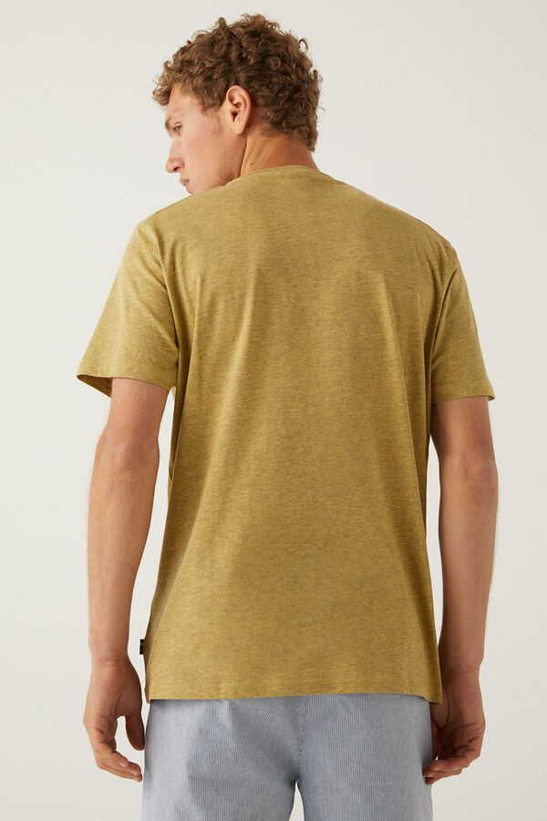 Springfield Camiseta básica melange amarillo