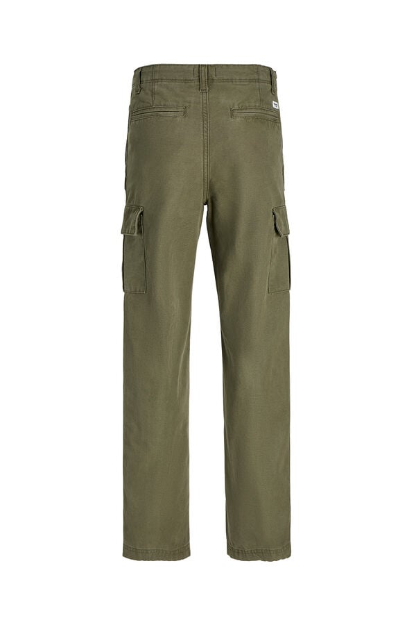 Jack & Jones Junior Pantal&oacute;n cargo regular fit verde