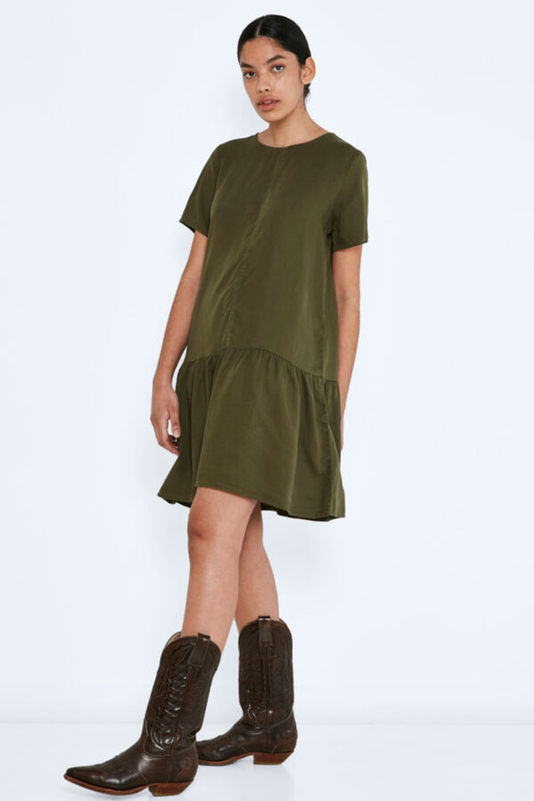 Noisy May Vestido corto de Tencel verde