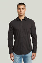G-STAR Camisa manga comprida comprida preto