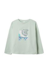 Springfield Kids Camiseta pat&iacute;n ni&ntilde;a estampado