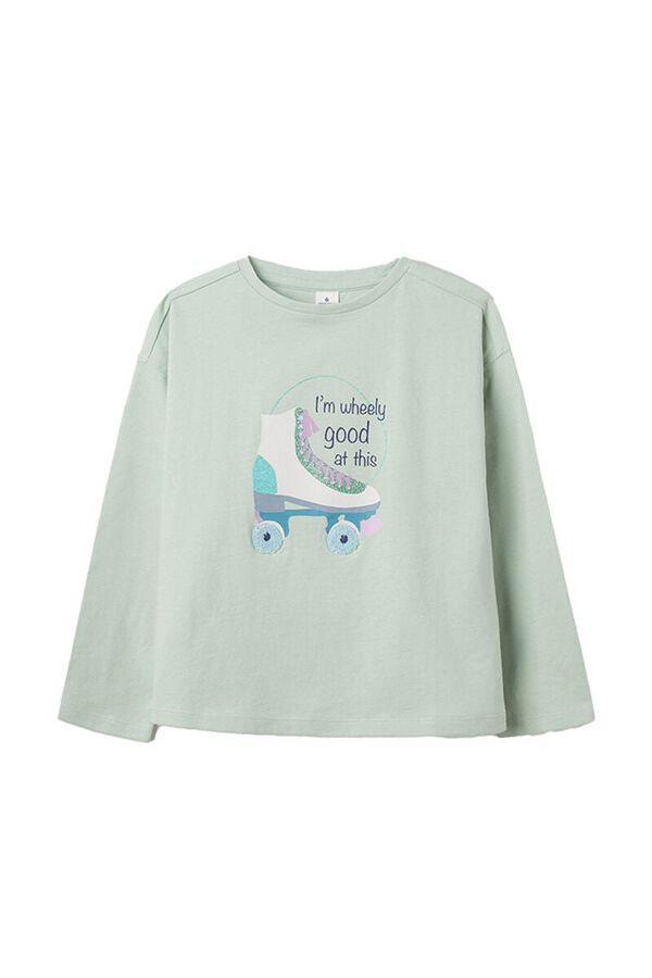 Springfield Kids Camiseta pat&iacute;n ni&ntilde;a estampado