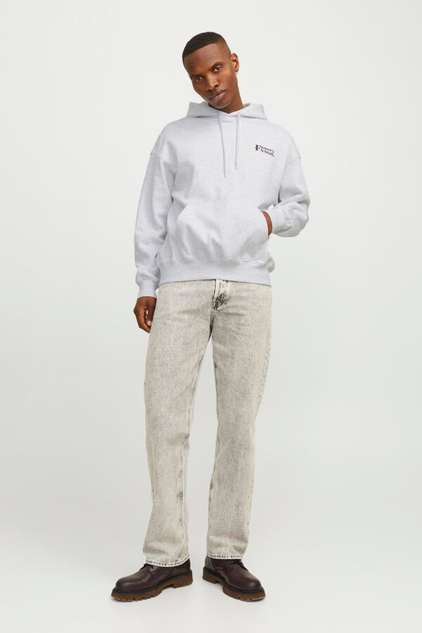Jack & Jones Sweatshirt estampado folgado branco
