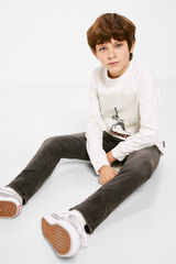 Springfield Kids Pantalon denim oscuro ni&ntilde;o negro