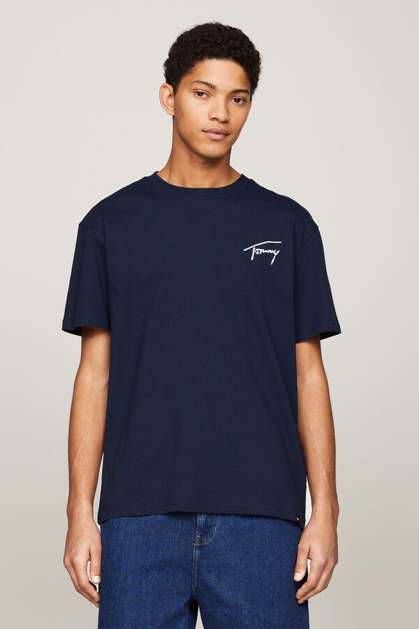 Tommy Jeans T-shirt de homem Tommy Jeans azul