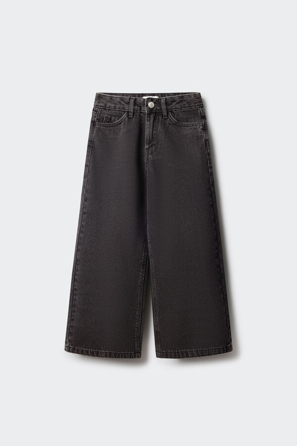 Springfield Kids Jeans wideleg para menina cinzento