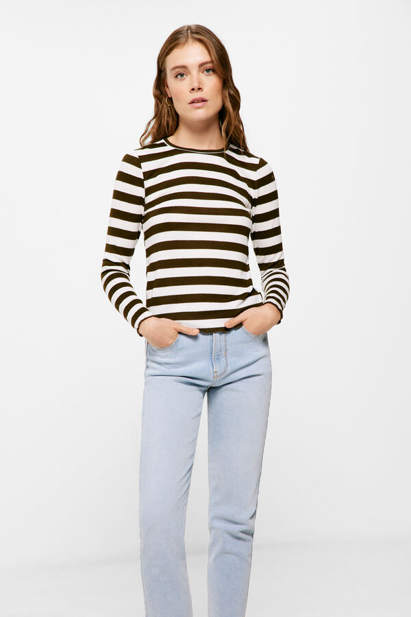 Springfield T-shirt Detalhes Ondulados estampado