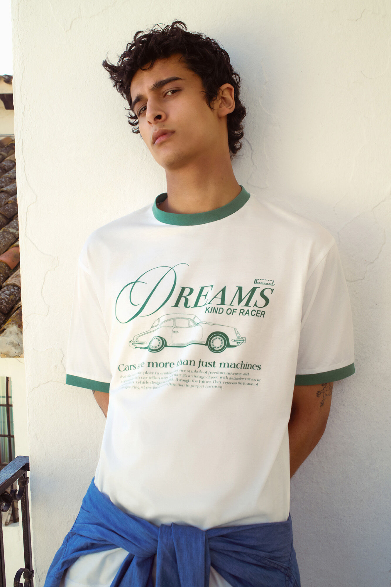 Springfield Camiseta contraste stay dreams