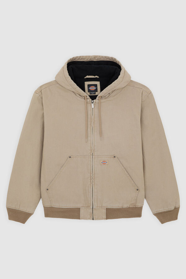 Dickies Casaco de lona com capuz Hilham cru