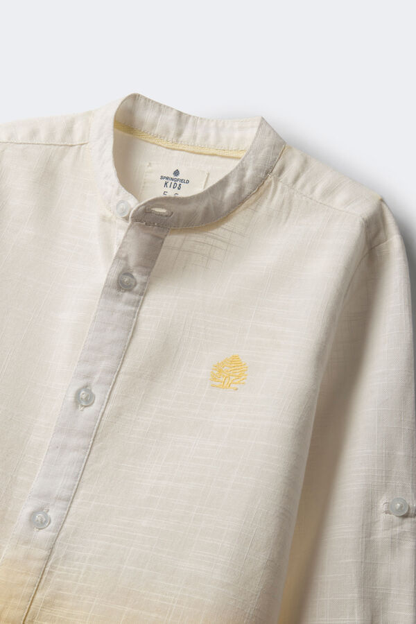 Springfield Kids Camisa de menino Dipdye estampado