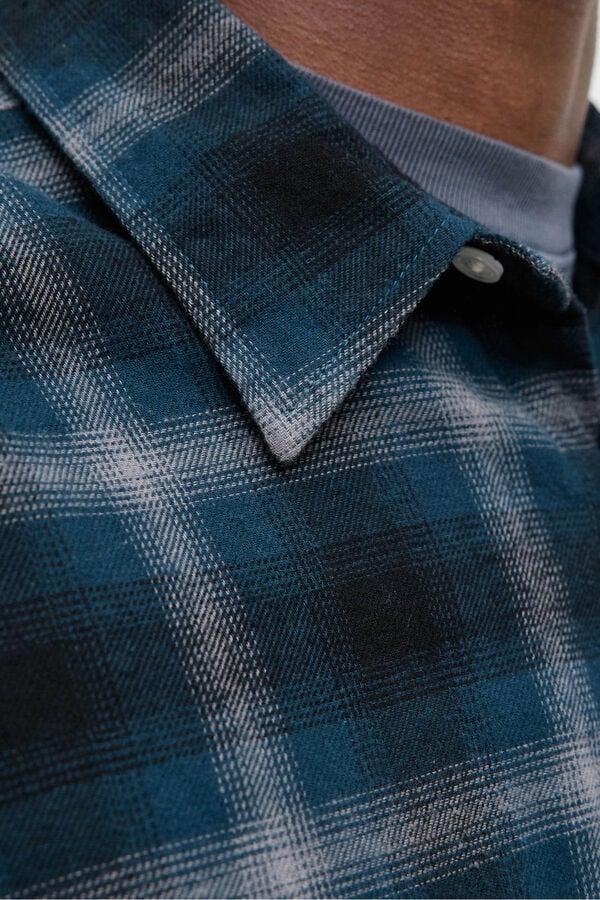 Jack & Jones Camisa cuadros azul