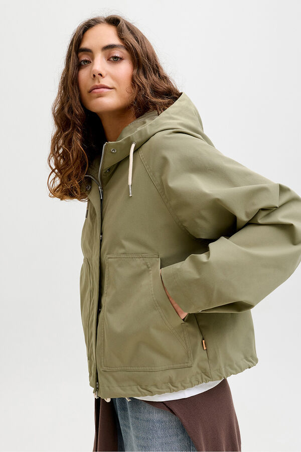 Jack & Jones Jaqueta casual com capuz estampado