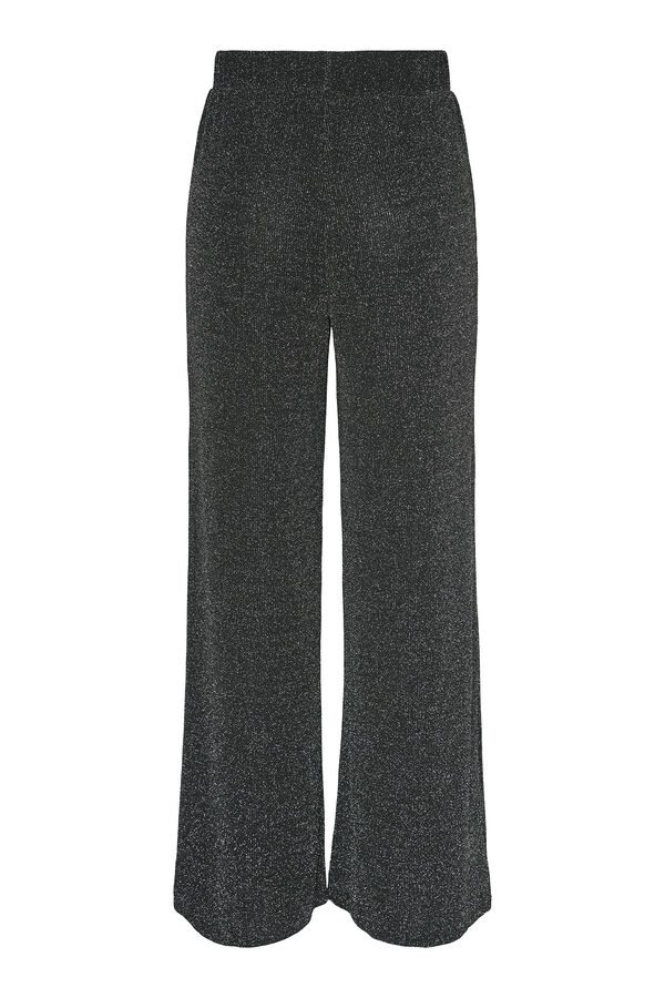 Pieces Pantalón de brillo negro