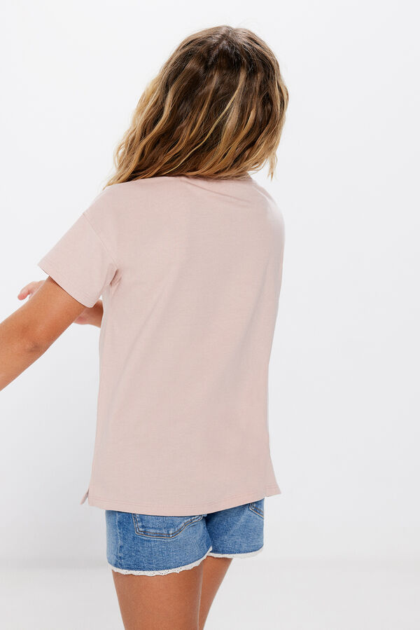 Springfield Kids T-shirt Rolling Stones menina rosa