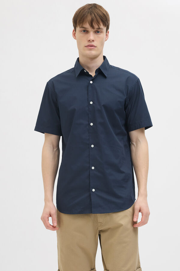JJ REBEL Camisa regular fit azul