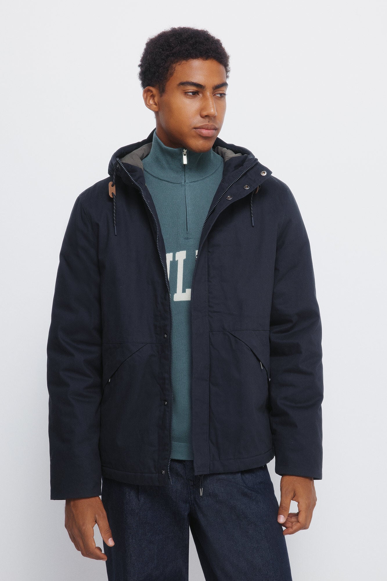 Springfield Parka curta acolchoada