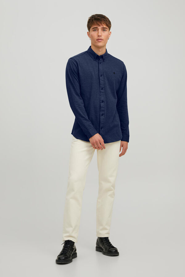 Springfield Camisa slim navy