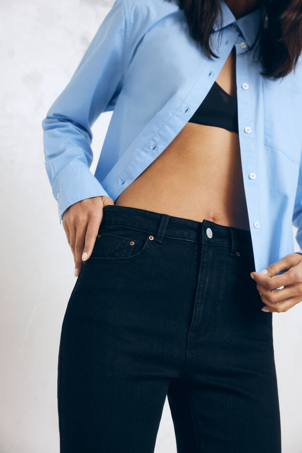 Springfield Jeans skinny preto