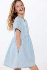 Springfield Kids Vestido denim ligero ni&ntilde;a azul