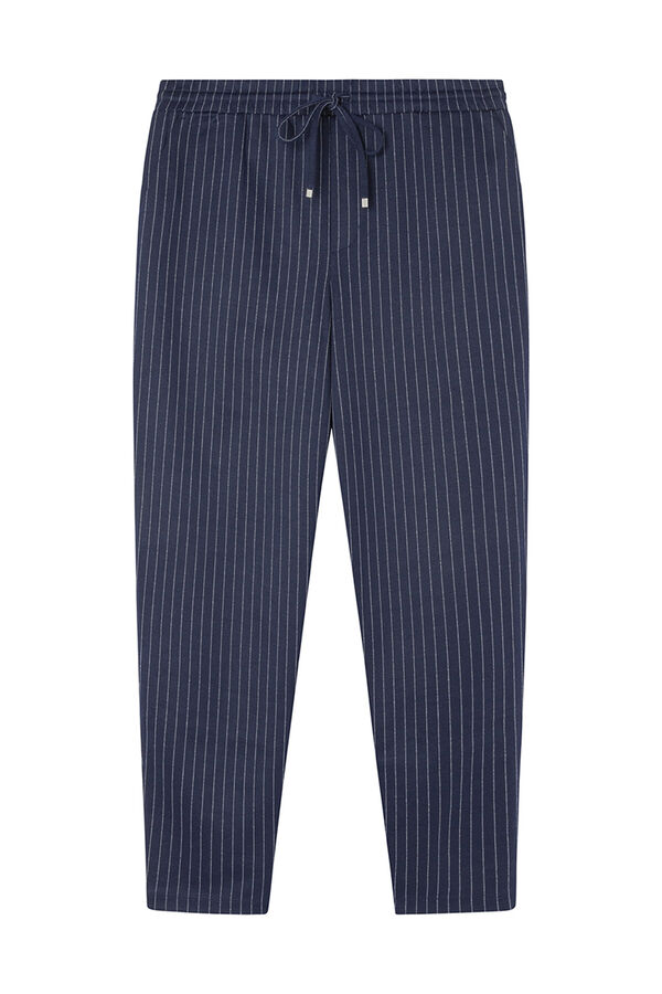 Springfield Pantal&oacute;n jogger punto circular azul