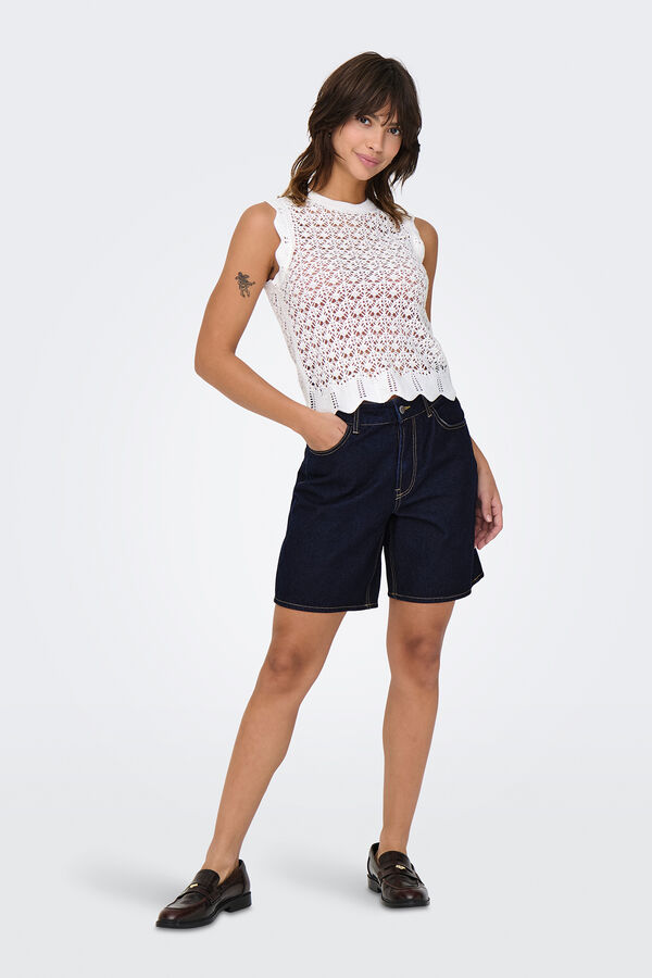 JDY Bermuda denim azul