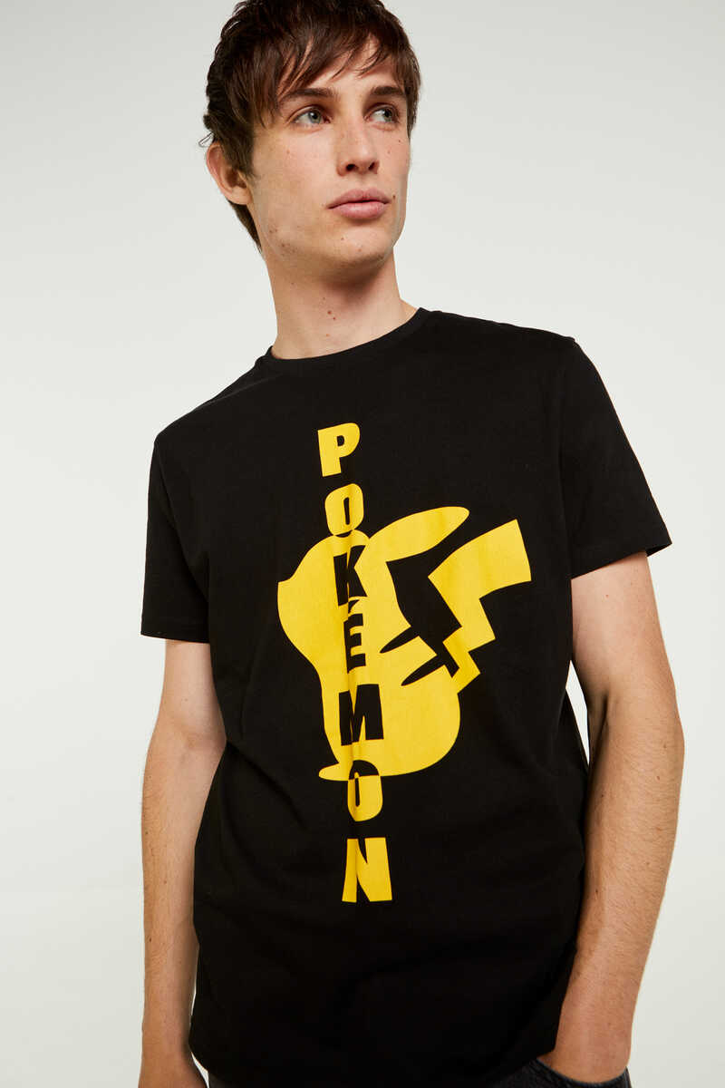 Springfield Camiseta Pokemon negro