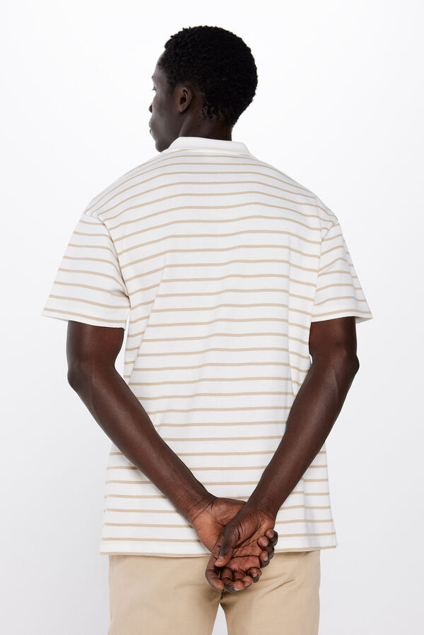 Springfield Polo rayas beige