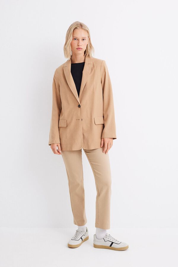 Springfield Blazer fluido nude