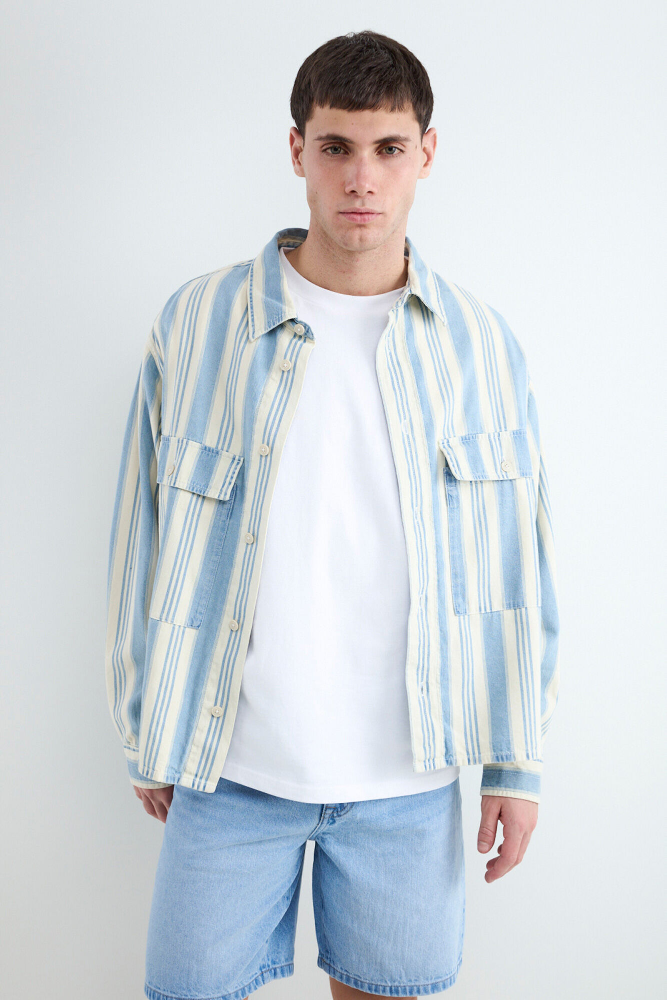 Balmohk Camisa de manga comprida cropped