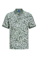 Jack & Jones Polo estampado manga corta verde