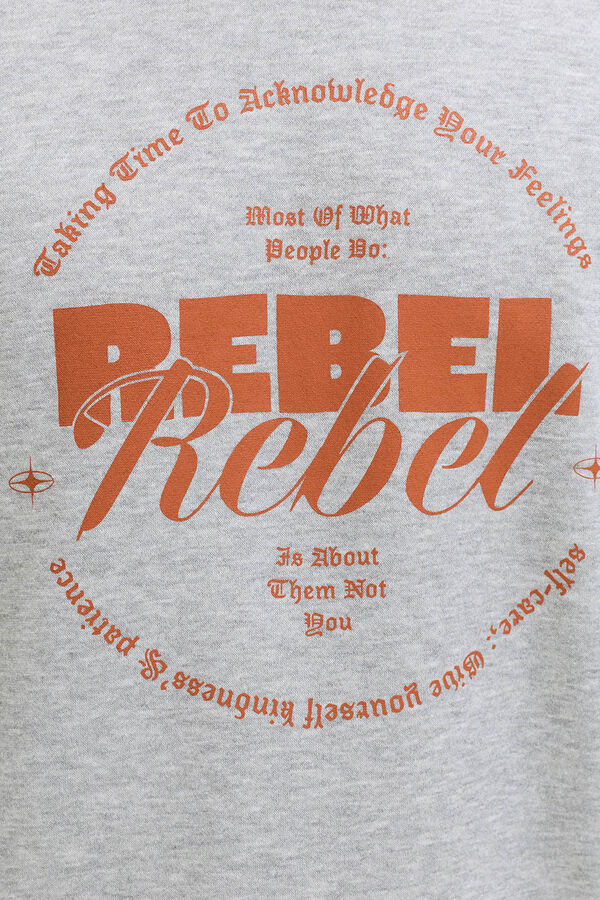 JJ REBEL Sudadera regular fit gris