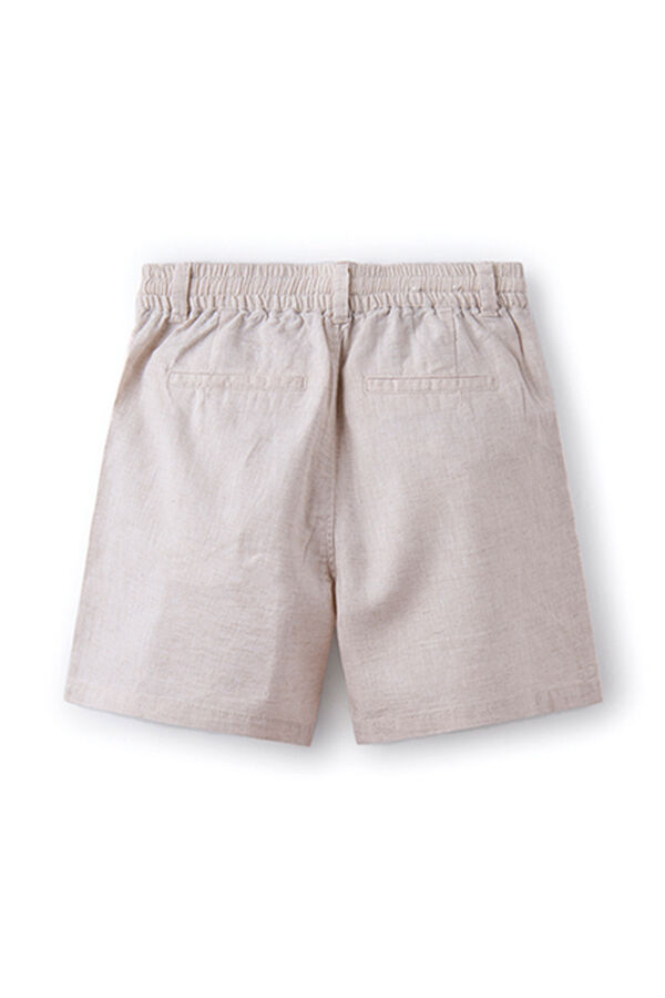 Springfield Kids Bermudas linho menino bege