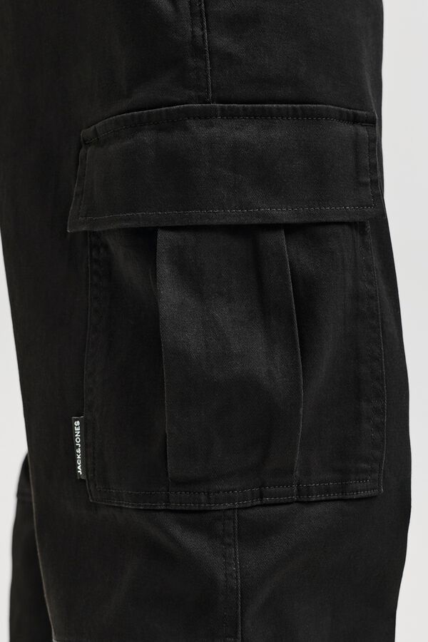 Jack & Jones Cal&ccedil;a cargo relaxed preto