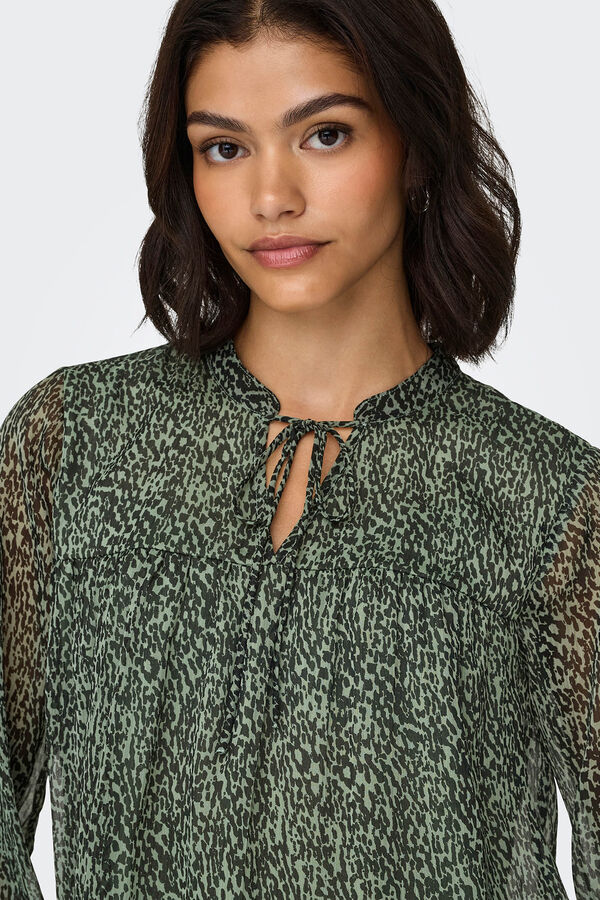 JDY Blusa de manga comprida cinzento