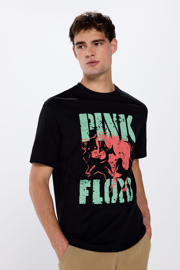 Springfield T-shirt Pink Floyd preto