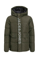 Jack & Jones Junior Blus&atilde;o acolchoado verde