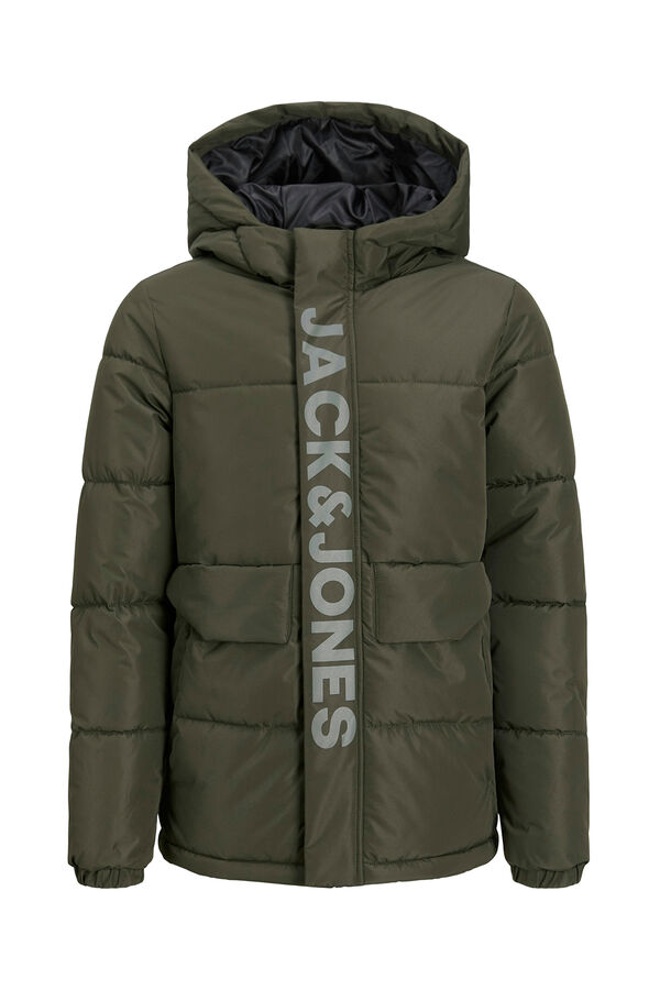 Jack & Jones Junior Blus&atilde;o acolchoado verde