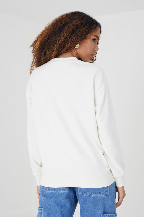 Springfield Sweatshirt com bordado branco