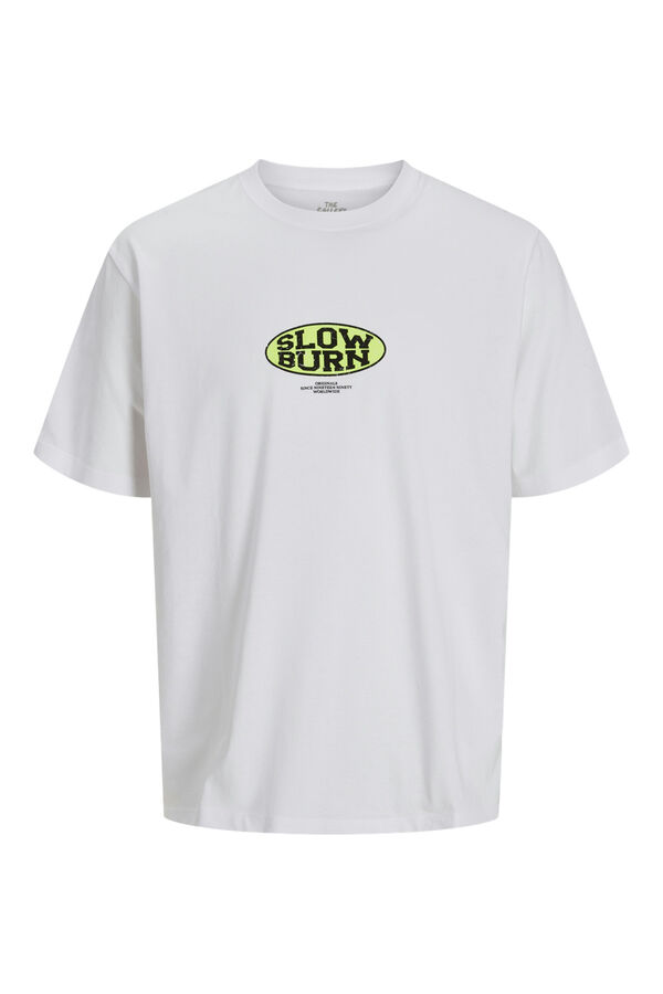 Jack & Jones Camiseta folgada branco