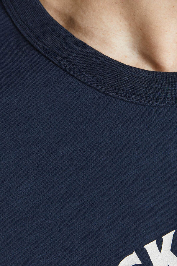Jack & Jones Camiseta manga corta logo azul